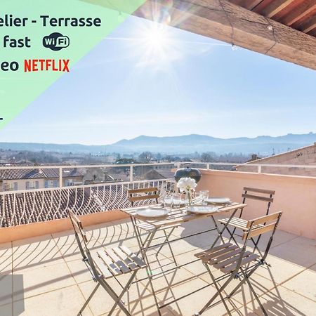 Mont Ventoux - Terrasse - Vue Degagee - Linge De Qualite - Fibre - Confort Gardanne Eksteriør bilde